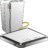 Illustration of a battery backup unit - a white box connected to the ONT via a yellow wire.