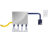 An Illustration of a reboot switch; a grey box with a yellow cable entering the left and a black cable and plug entering the right. An Illustration of a reboot switch; a grey box with a yellow cable entering the left and a black cable and plug entering the right.